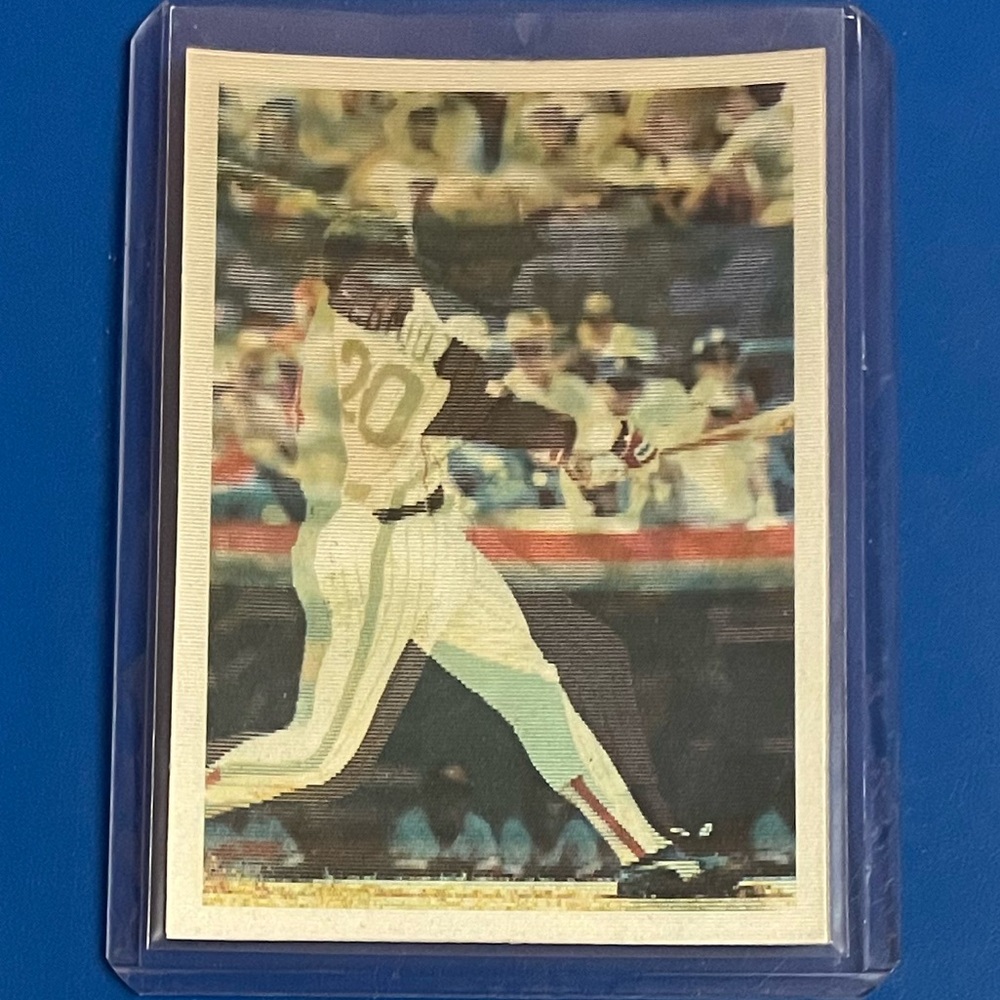 Power Hitters [Schmidt/Rice/Foster] #139 1986 Sportflics Baseball Trading Card